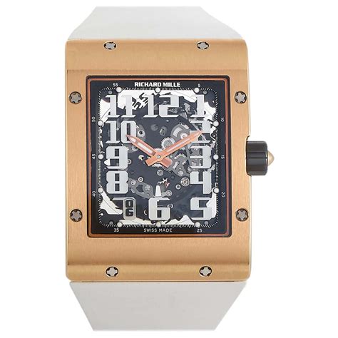 richard mille rm 016 rose gold|Richard Mille watch cost.